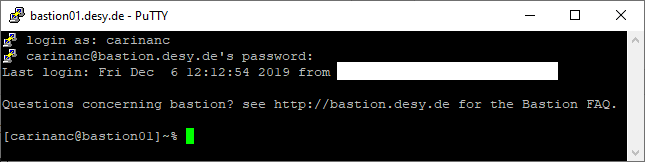 Accessing Bastion