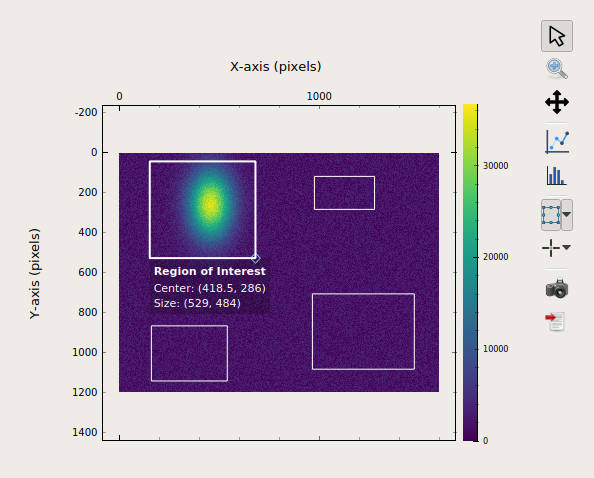 Rectangle ROIs in an Image Graph